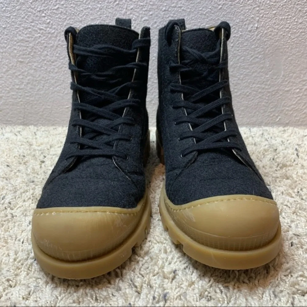 NAE NOAH RECYCLED PET HIGH-TOP VEGAN SNEAKER BOOTS size 44 (US11)